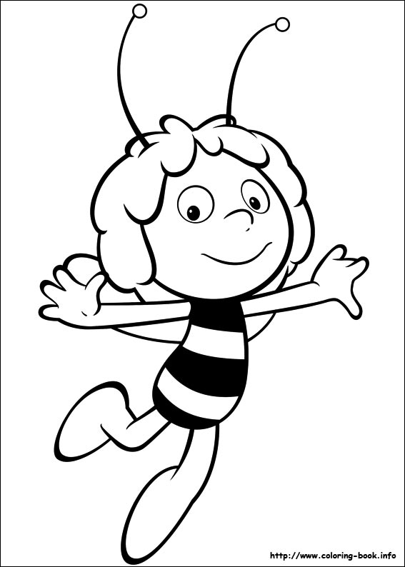 Maya the Bee coloring picture